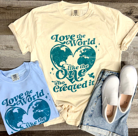 Love The World tees