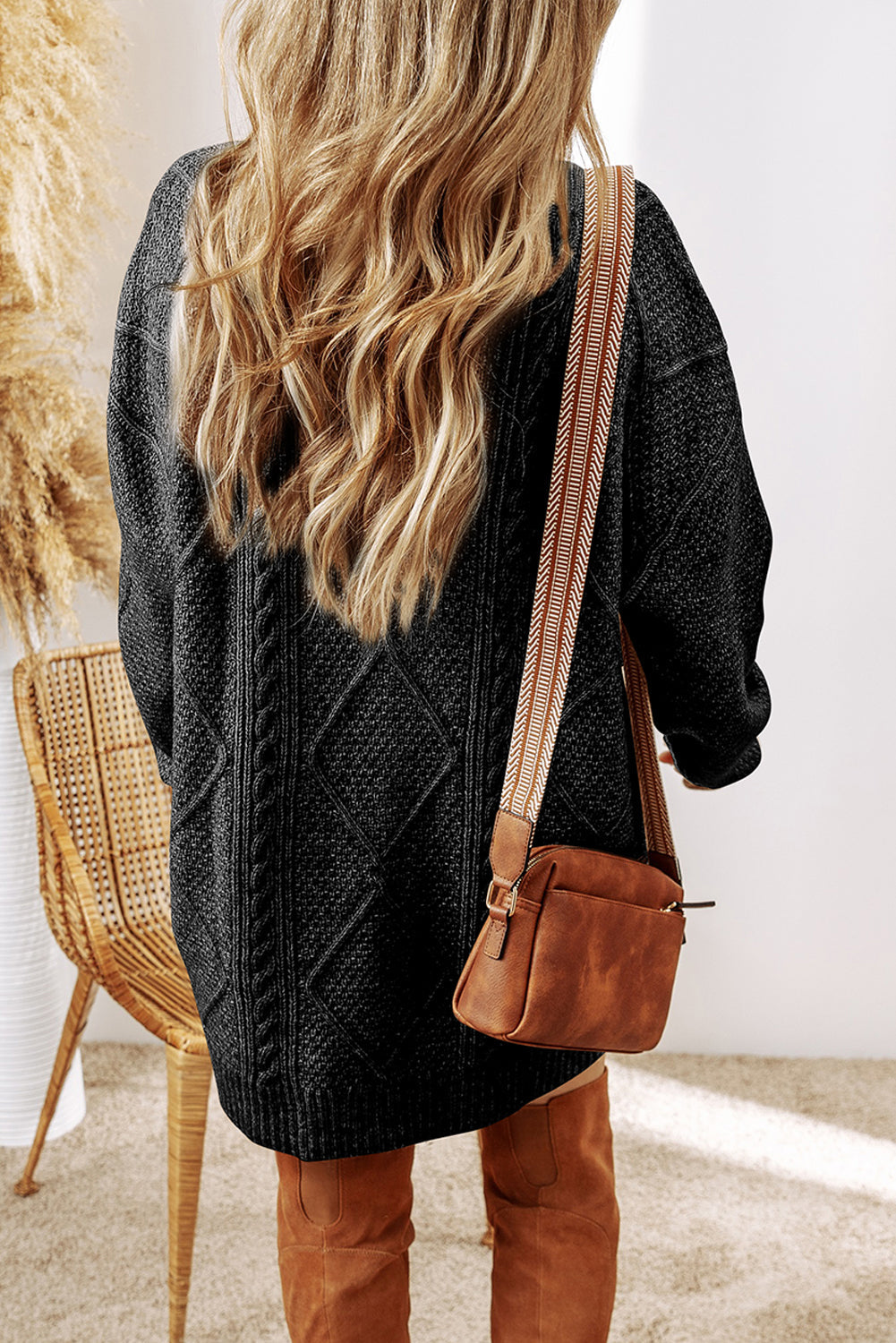 Casual Textured Sweater Dress!