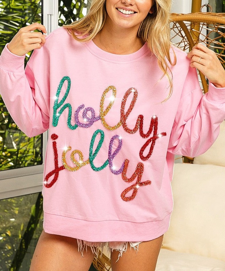 Christmas Holly Jolly sweatshirt