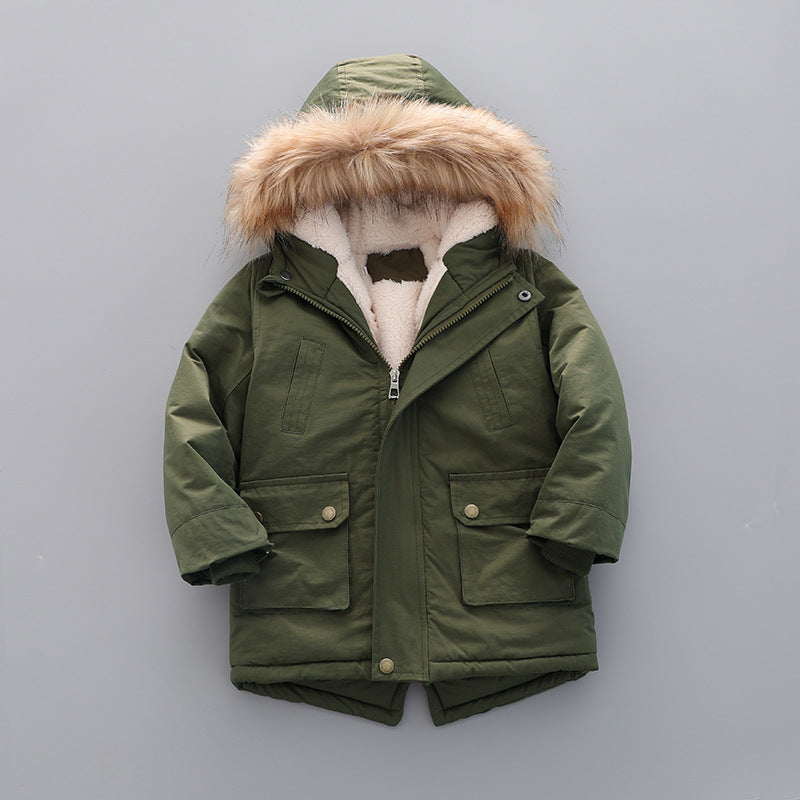 Kid's Fleece Hooded Jacket