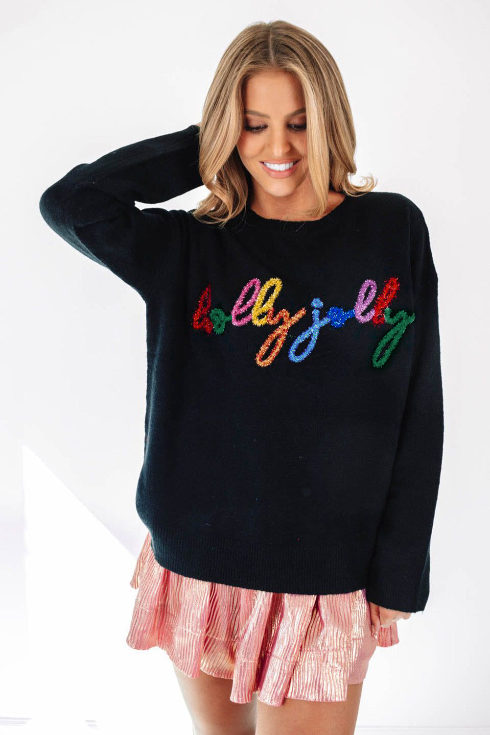 Glitter Merry & Bright Knit Sweater