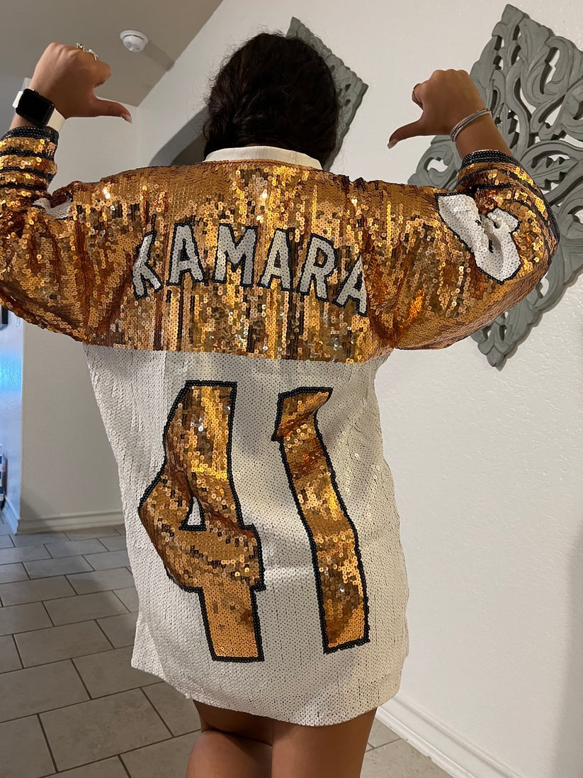 Game Day Saints Sequins Dress