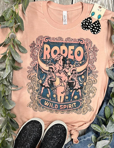 Rodeo Wild Spirit Peach Tee