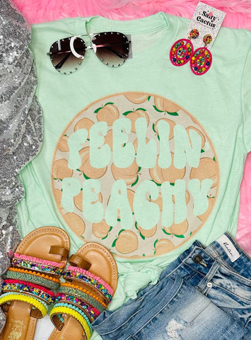 Feelin Peachy Mint Tee