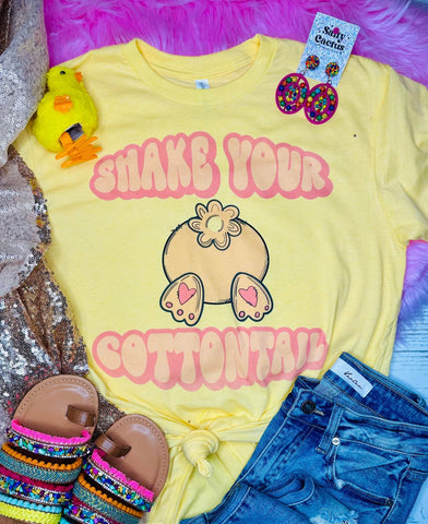 Shake Your Cottontail Yellow Tee