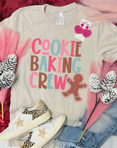 Gingerbread Cookie Baking Crew Colorful