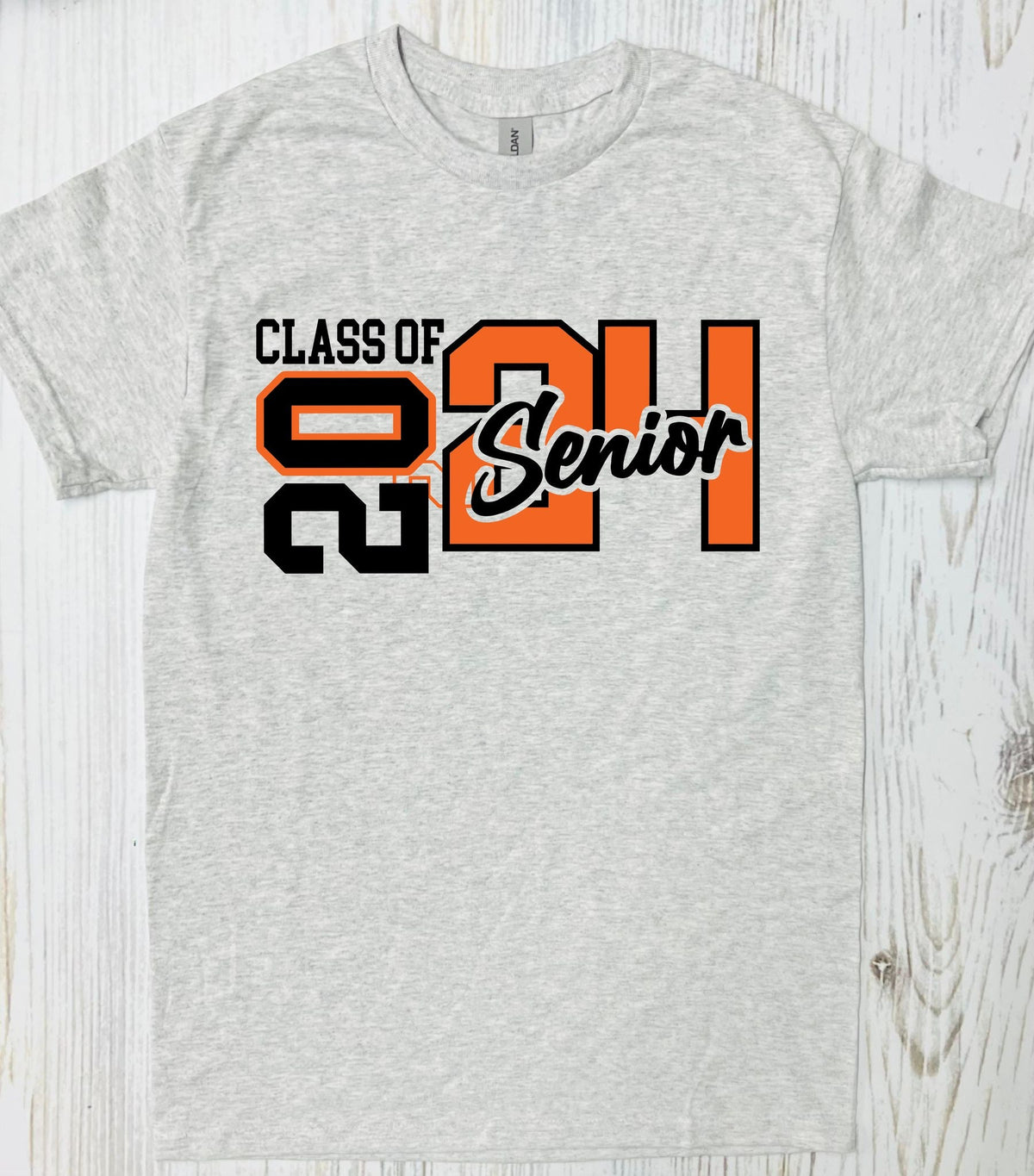 Senior 2024 Boy Version Ash Grey Tee