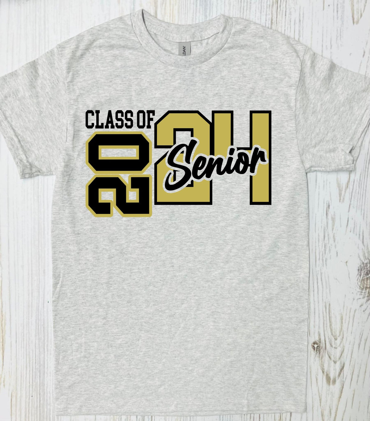 Senior 2024 Boy Version Ash Grey Tee