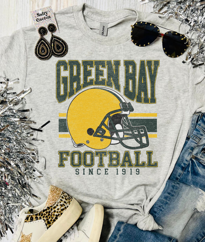 Green Bay Football Since 1919 Ash Grey Tee