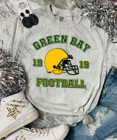 *DTG* Green Bay Football Since 1919 Grey Colorblast Tee