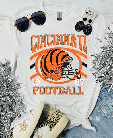 Cincinnati Bengals 1967 White Tee