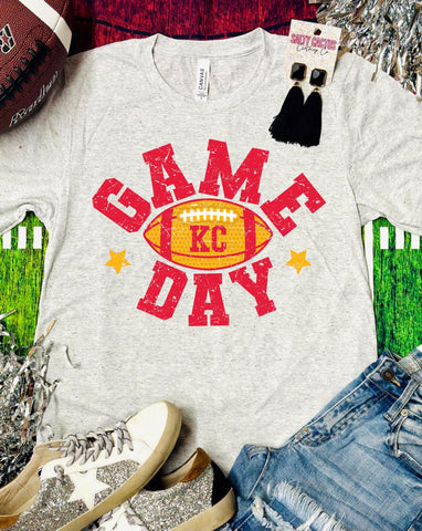 Game Day KC Football Triblend Bella