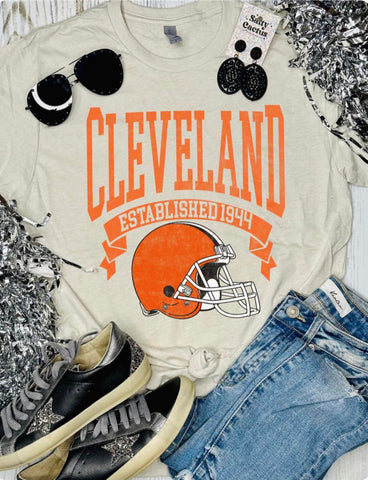 Cleveland 1944 Tan Tee