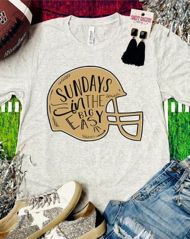 Sundays In The Big Easy Triblend Bella Tee