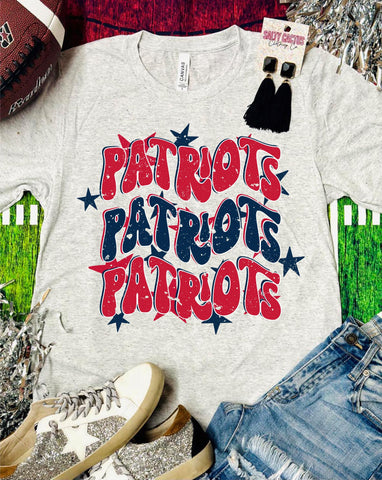 Patriots Star Triblend Bella Tee