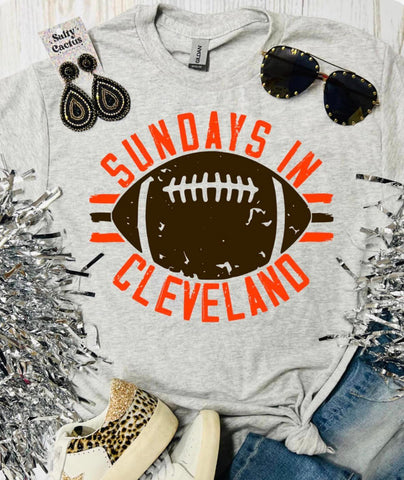 Sunday Football Ash Grey Tee