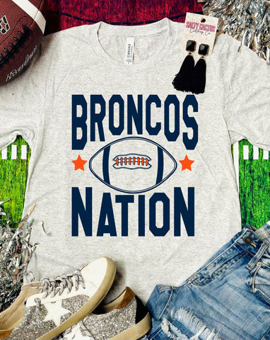 Broncos Nation Triblend Soft Tee