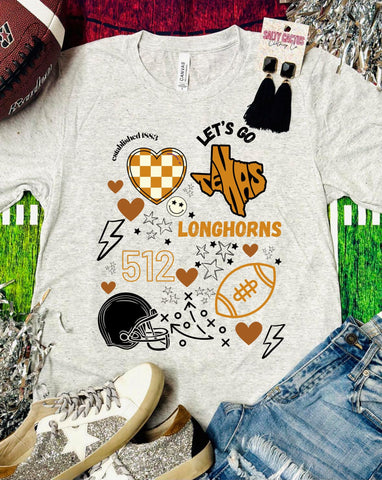 Longhorns 512 Triblend Bella Tee