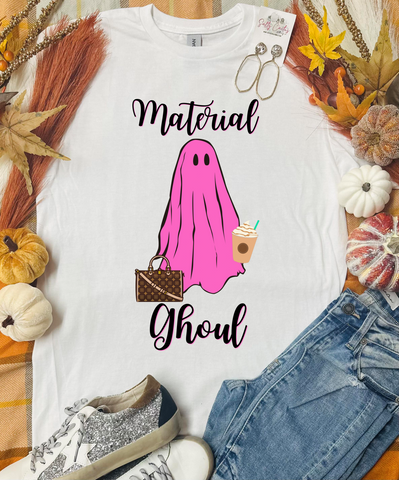 Material Ghoul White Tee