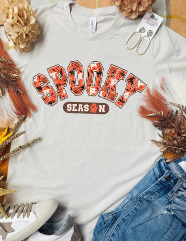 Spooky Season Halloween Tan Tee