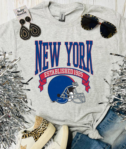 New York Football 1925 Ash Grey Tee