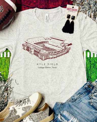 Kyle Field Ash Triblend Tee