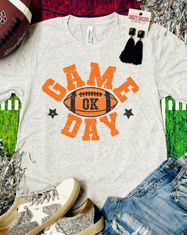 Game Day OK Ash Triblend Tee