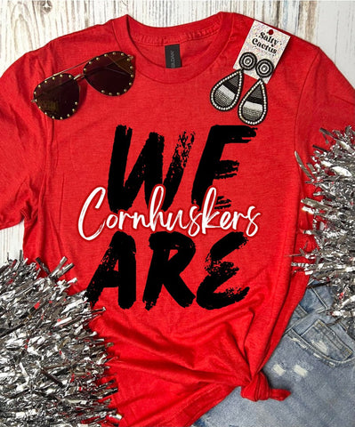 *DTG* We Are Cornhuskers Red Tee