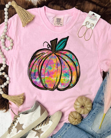 *DTG* Neon Colors Pumpkin Blossom Pink Comfort Color