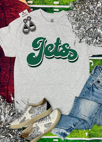 Jets Cursive Tee