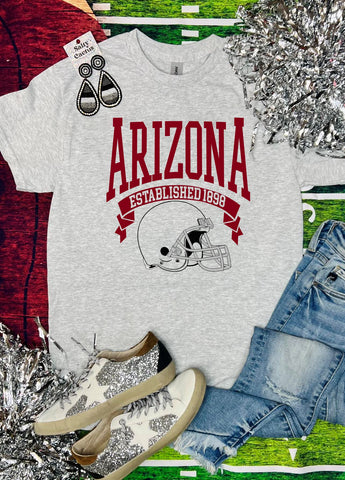 Arizona Est. 1898 Ash Grey Tee