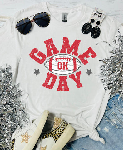 GAME DAY OH White Tee