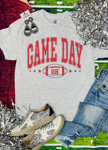 Game Day OH Stars Ash Grey Tee