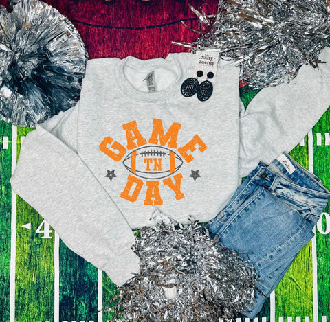 Game Day TN Star Ash Grey Sweatshirt