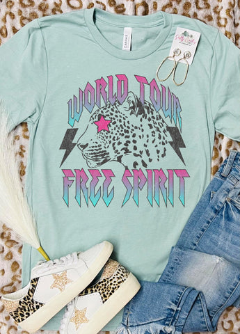 Rock N Roll Forever Dusty Blue Tee