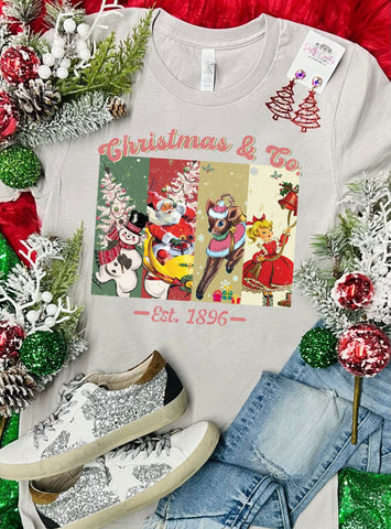 Christmas & Co. Est 1896 Tan Tee