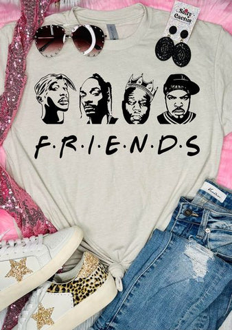 Friends Dogg Tan Tee