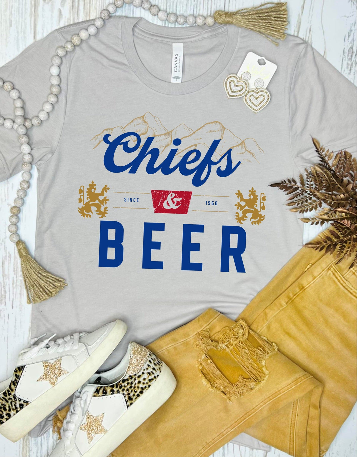 Team & Beer Stone Bella Tee