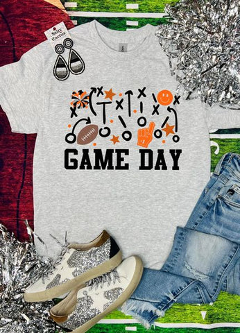 Game Day Play Ash Grey Tee