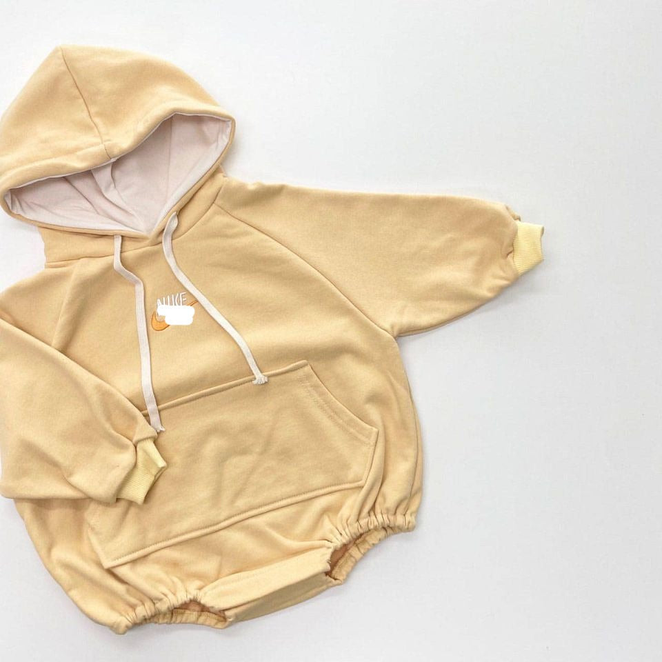 Kid's hooded jumpsuit