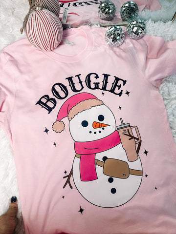 Bougie Snowman Graphic Tee