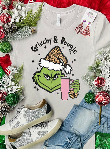 *RTS 5-7 Bus Days* Grinchy & Bougie Tan Tee