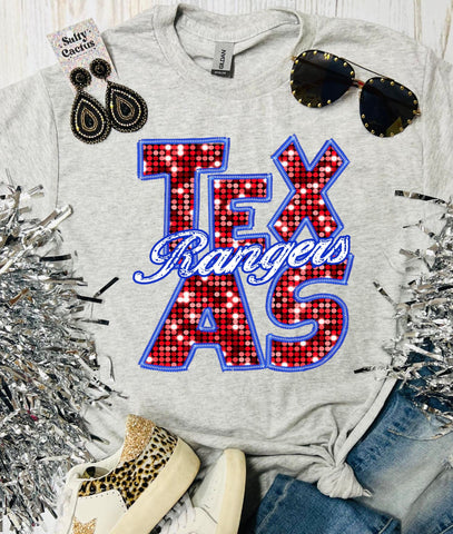 Sequin Rangers Ash Grey Tee