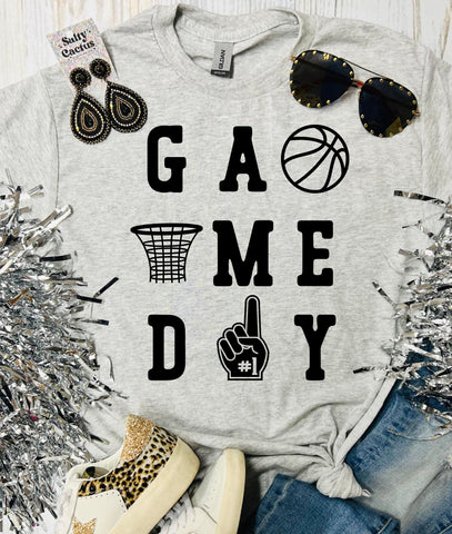 Game Day Number One Ash Grey Tee