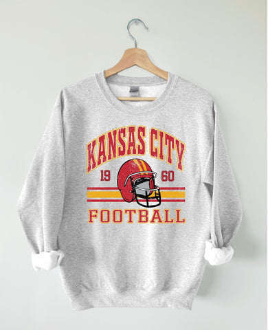 Kansas City Est. Stripe Ash Grey Sweatshirt