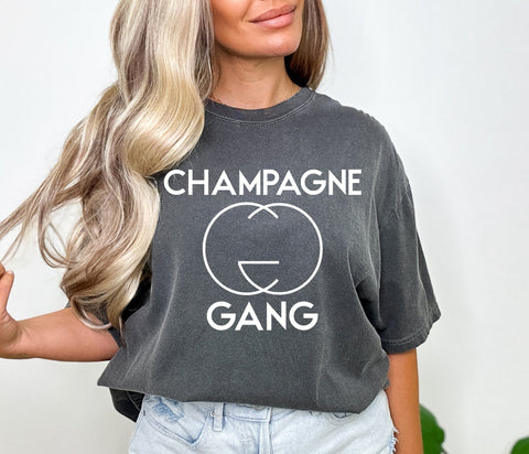 *DTF* Champagne Gang Grey Comfort Color