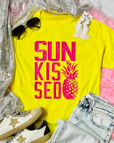 *SP* Sunkissed Neon Yellow Jerzee Tee