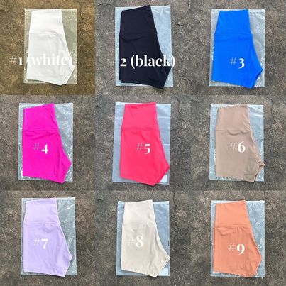 High Waist Yoga High Elastic Shorts