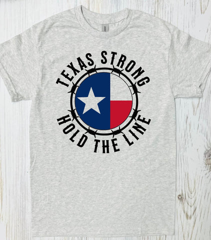 Texas Strong Hold the Line Ash Tee