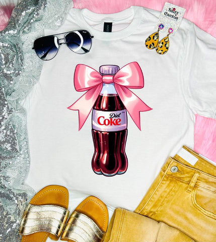 Diet Coke Preppy White Tee